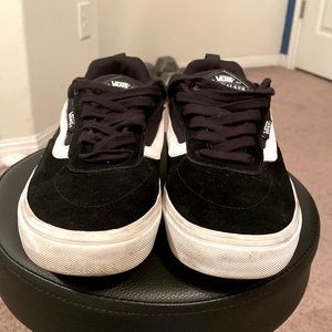 Vans Kyle Walker Pro Skateboarding shoe - black/white suede barely worn 🔥🔥🔥